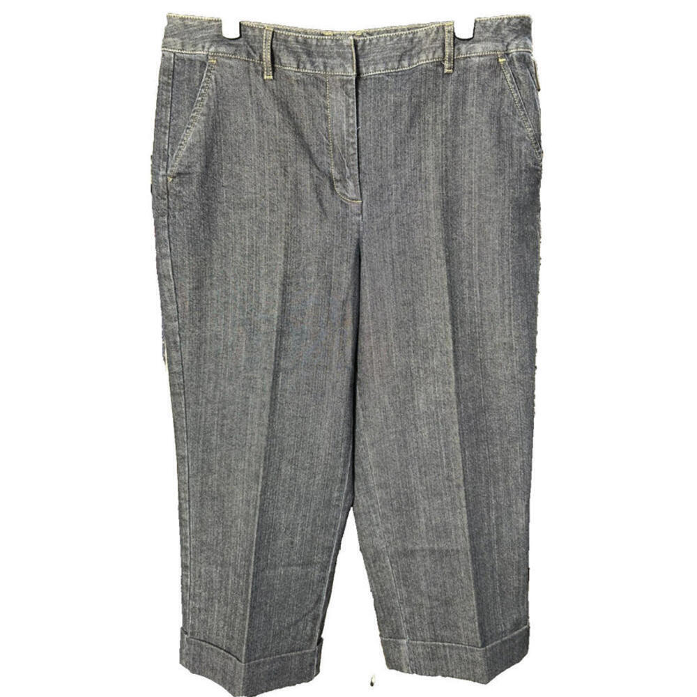 NWT Talbots Wide Jean Capri Pants Women’s Size 12